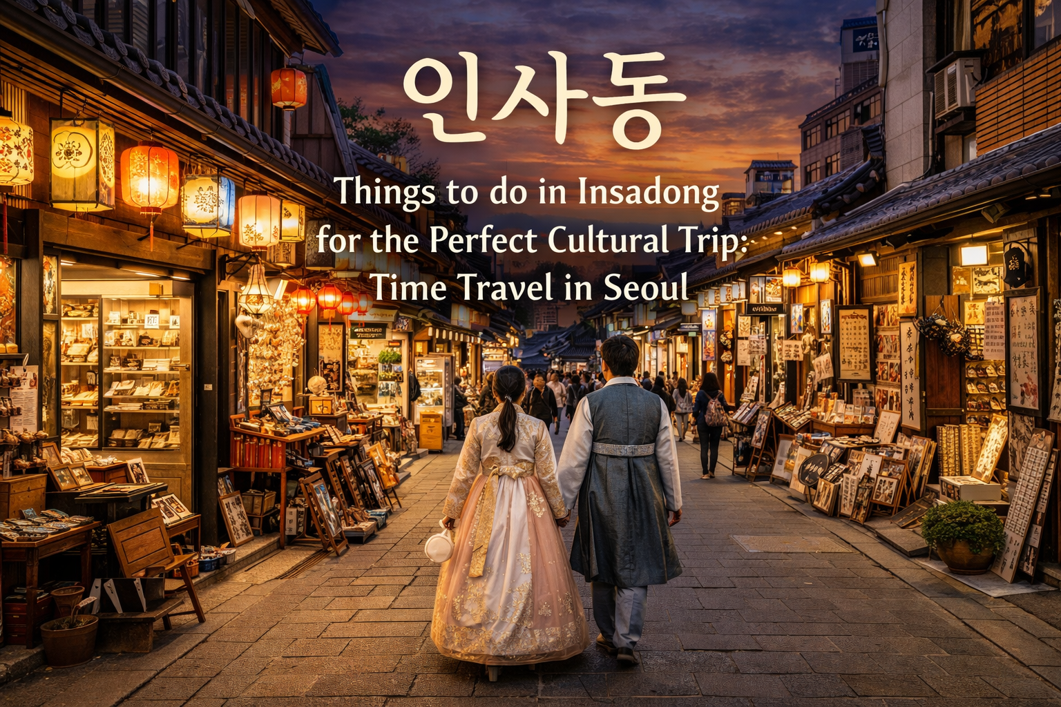 Things to Do in Insadong, Seoul: A Cultural Guide