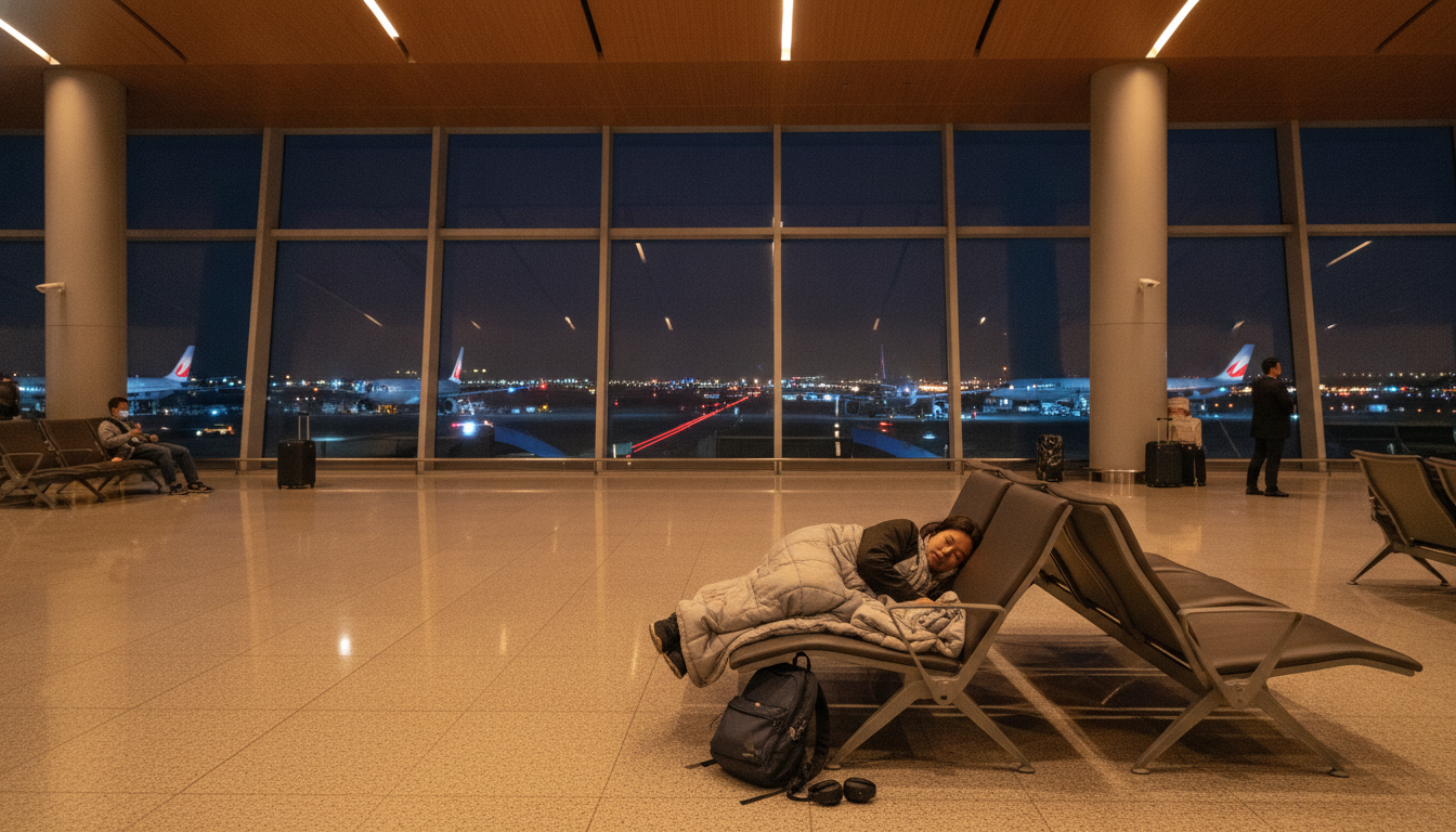 Overnight at Incheon Airport: Sleeping, Showers & Food